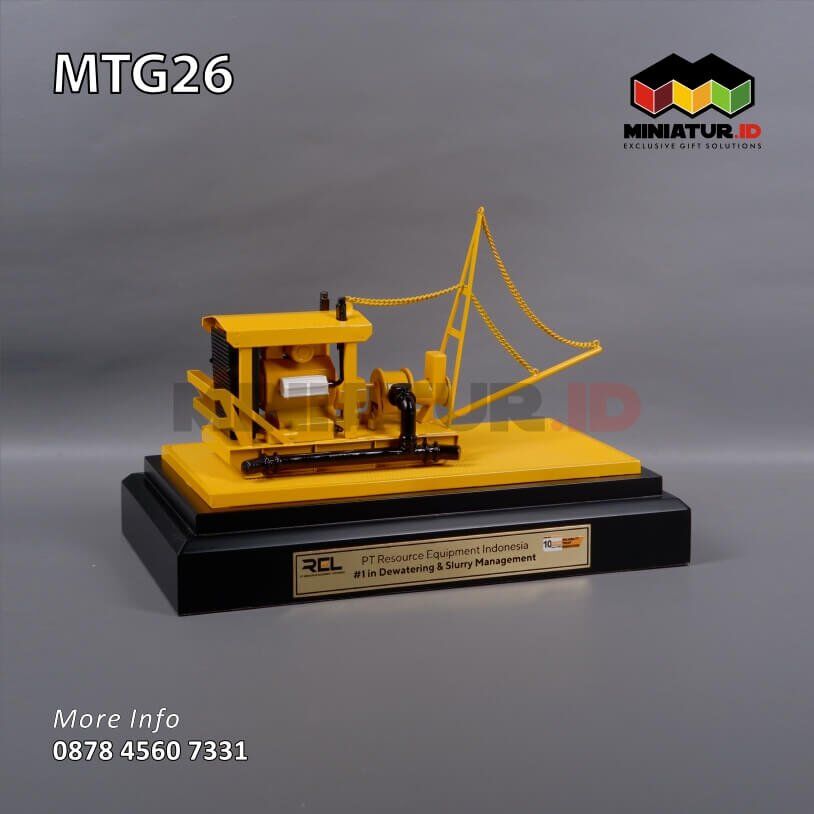 Miniatur Dewatering PT Resource Equipment Indonesia