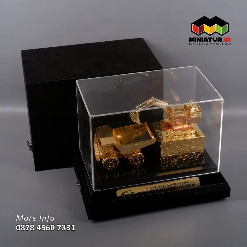 Box Miniatur Alat Berat Dump Truck & Excavator PT KPP