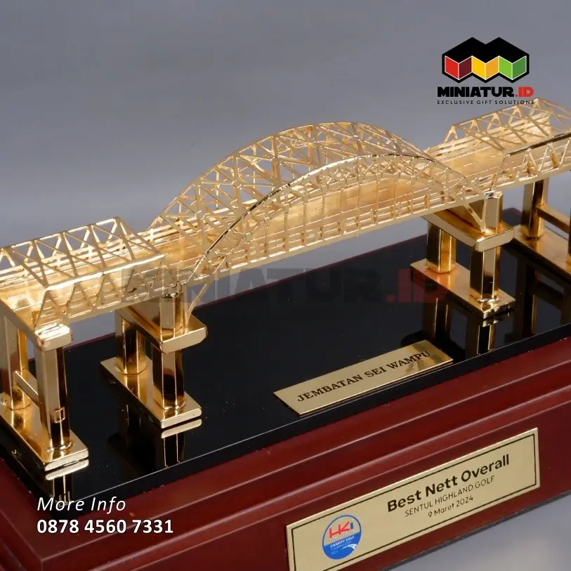 Detail Miniatur Jembatan Sei Wampu