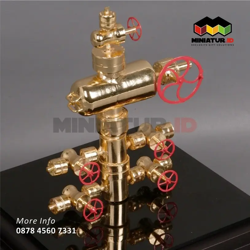Detail MTG33 Miniatur Wellhead Pertamina Hulu Rokan