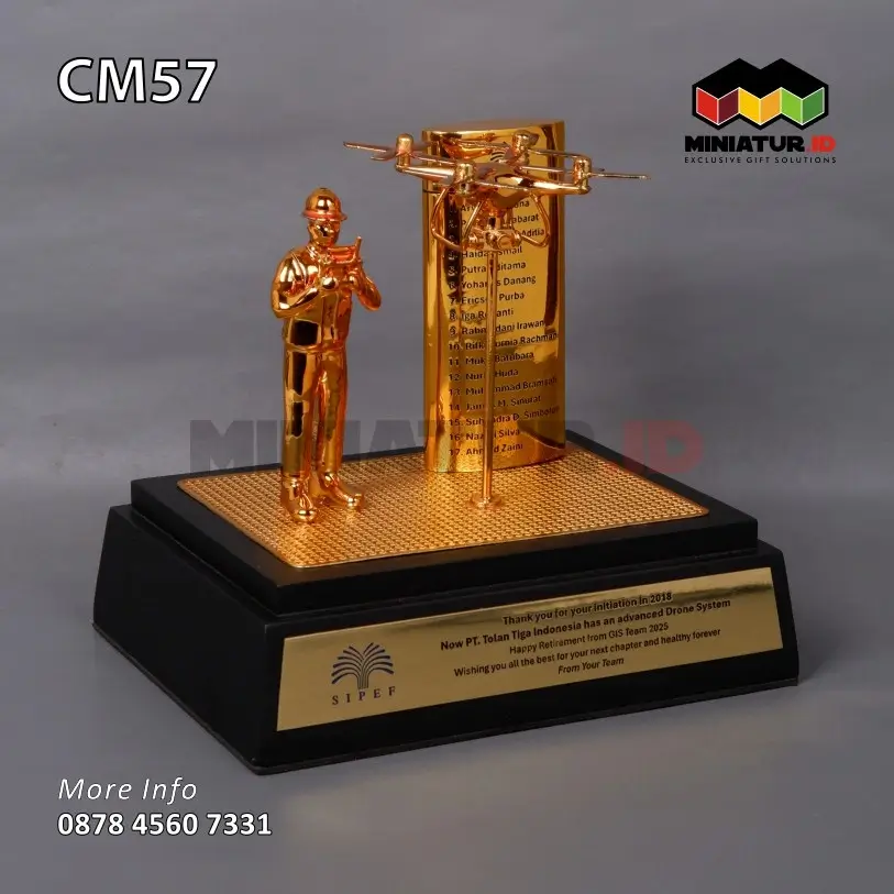 CM57 Miniatur Logam Drone Dji Phantom 4 Pro