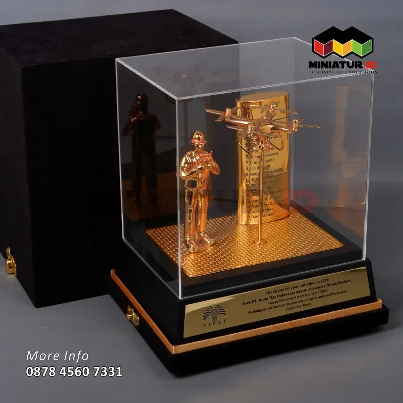 Box CM57 Miniatur Logam Drone Dji Phantom 4 Pro