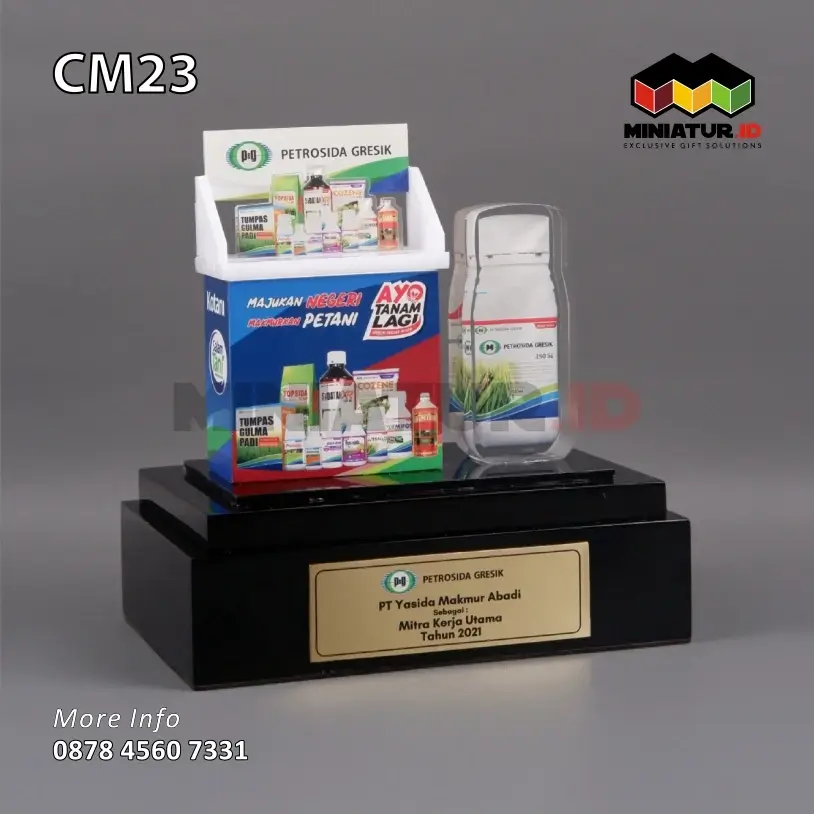 Miniatur Custom Display Produk Petrosida Gresik