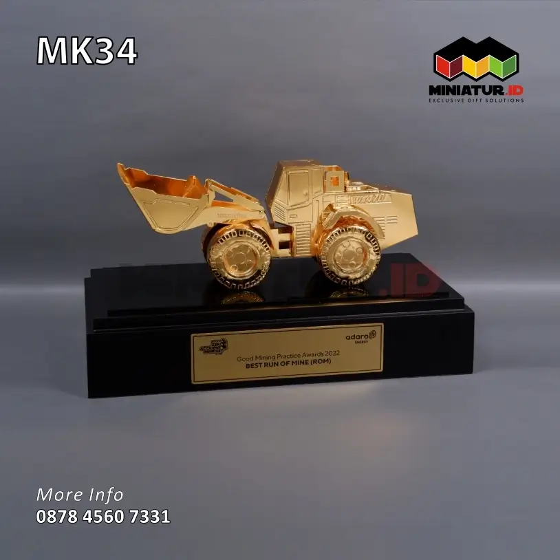 Miniatur Alat Berat Wheel Loader